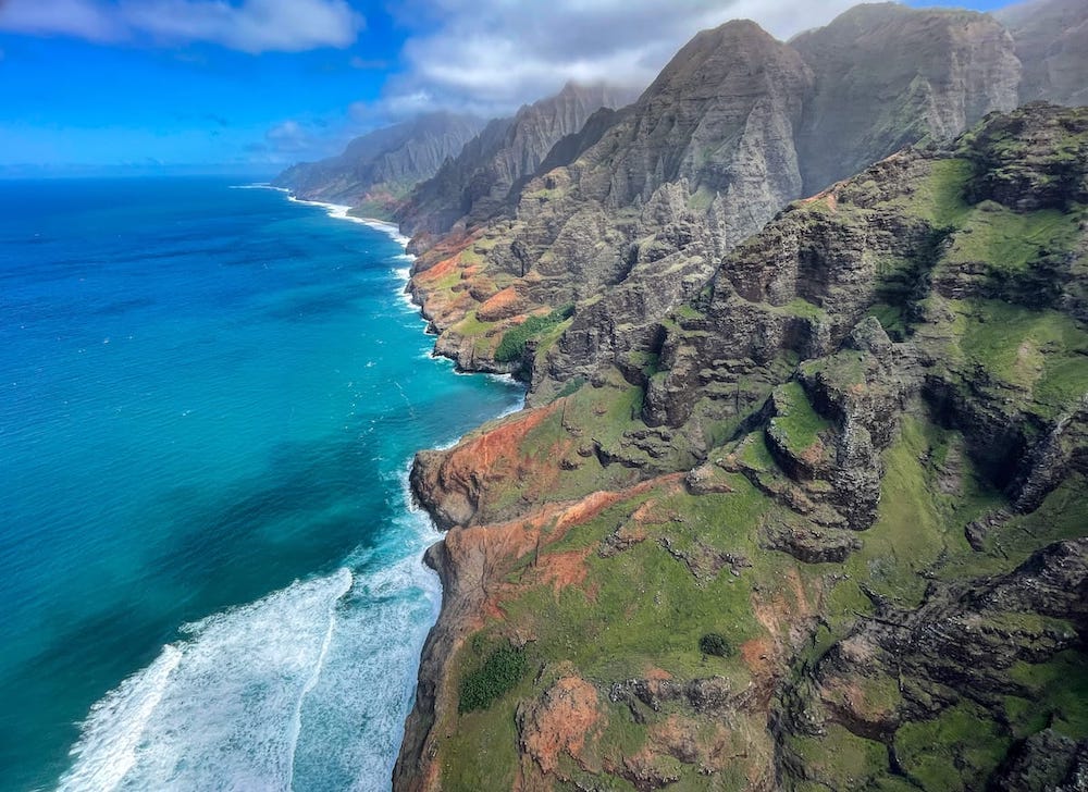 Kauai helicopter tour from Lihue