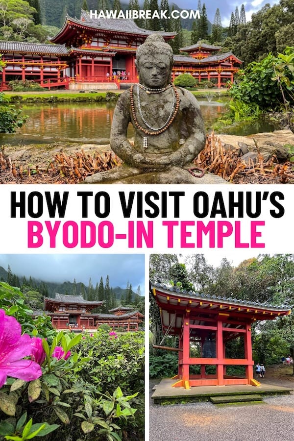 The Byodo-In Temple is one of the most iconic attractions on Oahu. This guide contains practical information (and tips) for visiting the Byodo-In Temple. | Oahu attractions | Things to do in Oahu | Cultural sites on Oahu | What to do on Oahu | Oahu culture | Oahu sightseeing | Oahu tours | Circle Island tour sites | Day trips from Honolulu | Places to visit near Honolulu | Things to do in Honolulu | Japanese culture in Hawaii | Japanese culture on Oahu