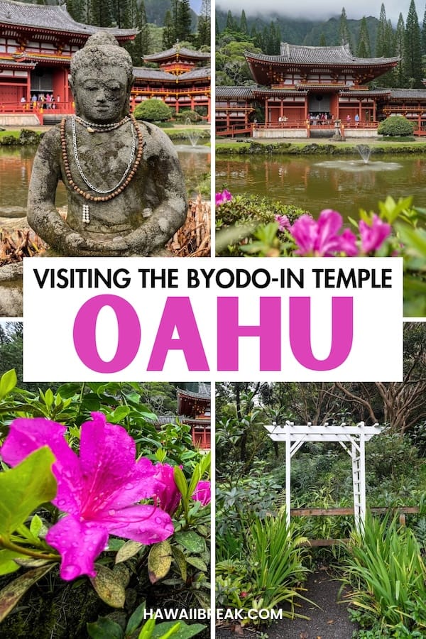 The Byodo-In Temple is one of the most iconic attractions on Oahu. This guide contains practical information (and tips) for visiting the Byodo-In Temple. | Oahu attractions | Things to do in Oahu | Cultural sites on Oahu | What to do on Oahu | Oahu culture | Oahu sightseeing | Oahu tours | Circle Island tour sites | Day trips from Honolulu | Places to visit near Honolulu | Things to do in Honolulu | Japanese culture in Hawaii | Japanese culture on Oahu